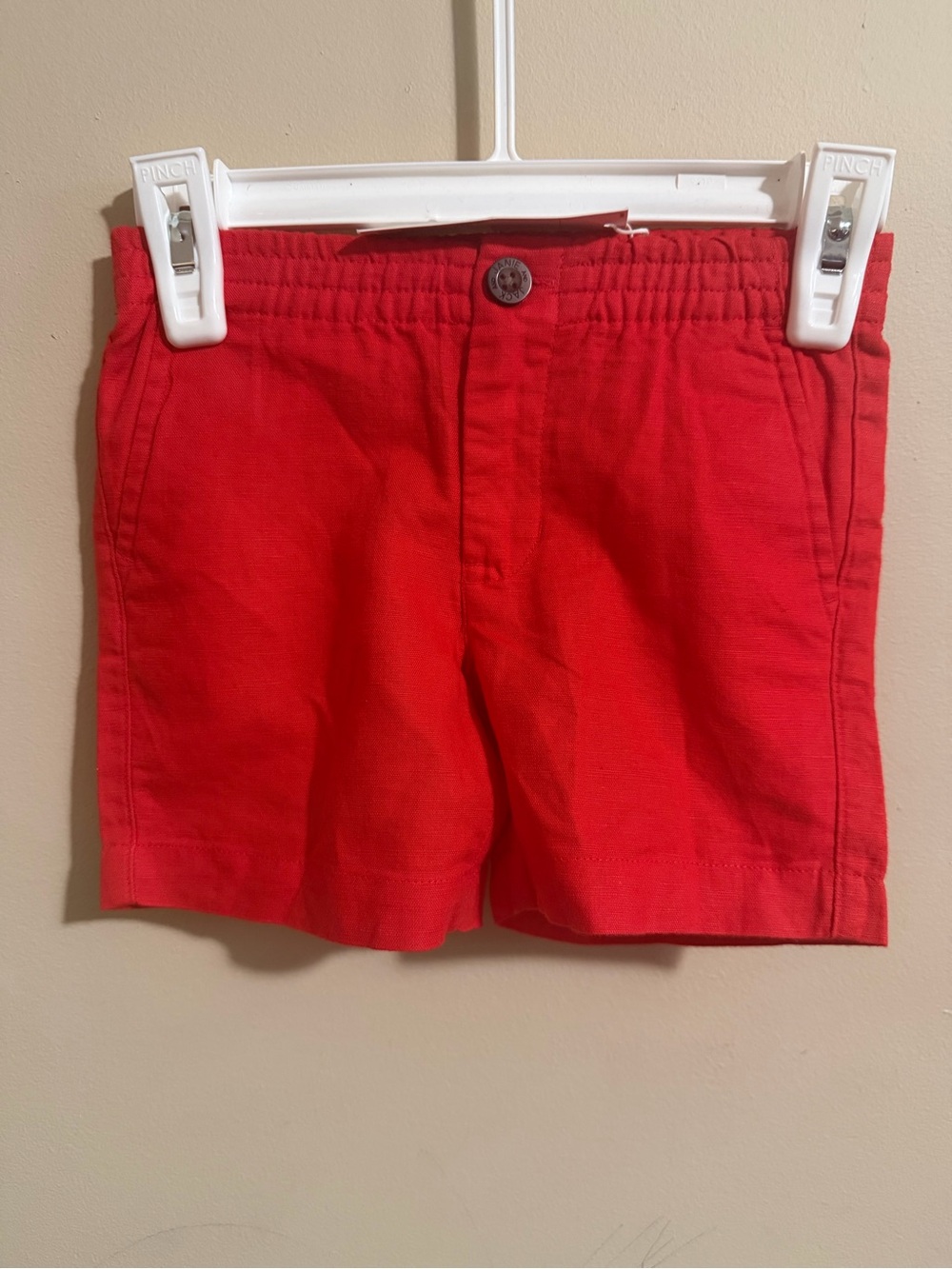 Janie and Jack Red Toddler Shorts